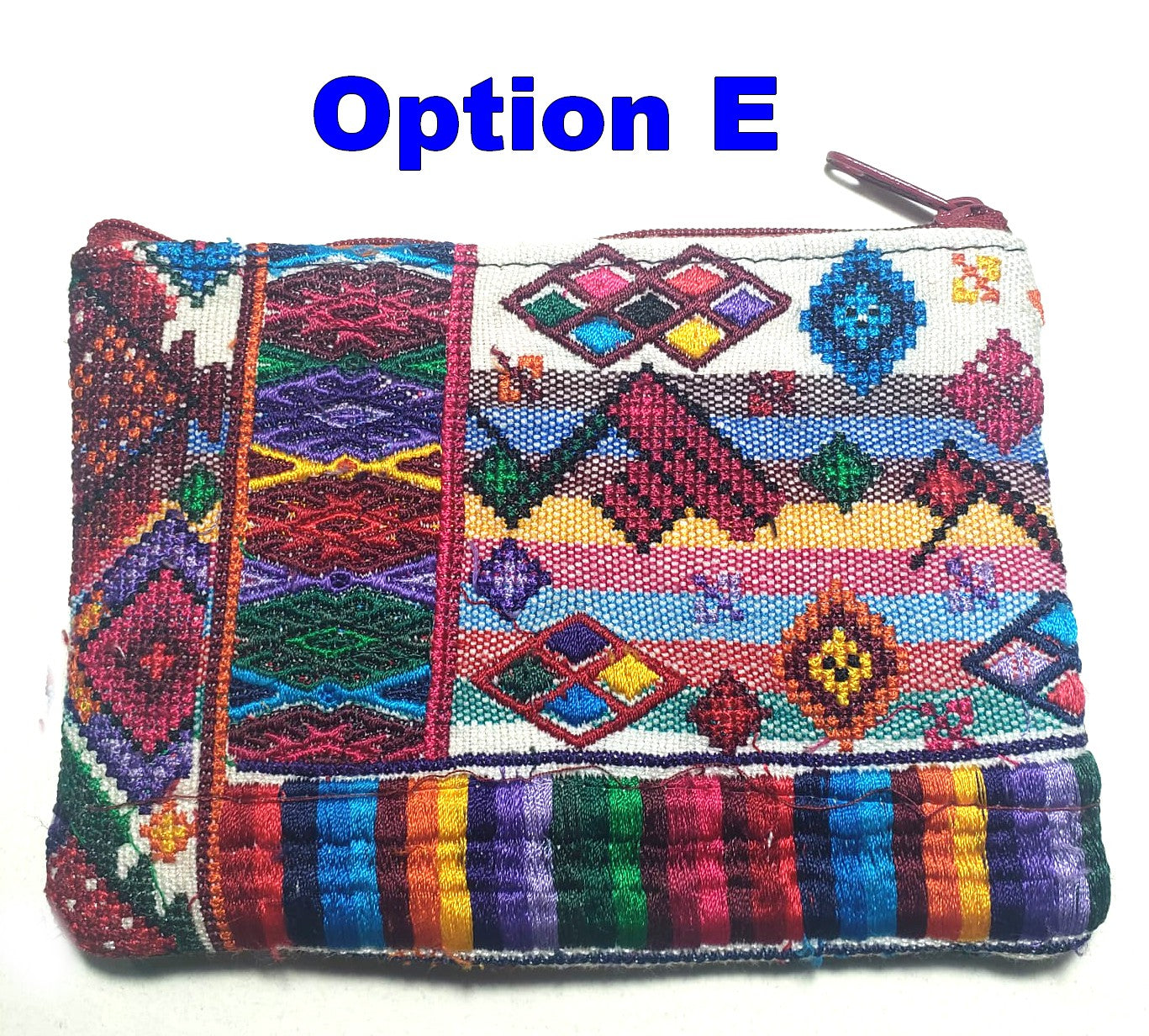 Guatemalan Upcycled Huipil Double Sided Coin Purse - Mayan Fair Trade