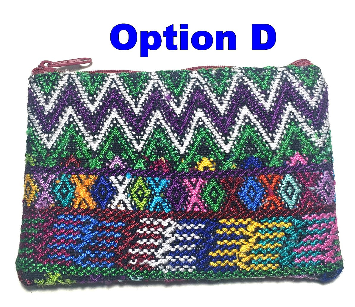 Guatemalan Upcycled Huipil Double Sided Coin Purse - Mayan Fair Trade