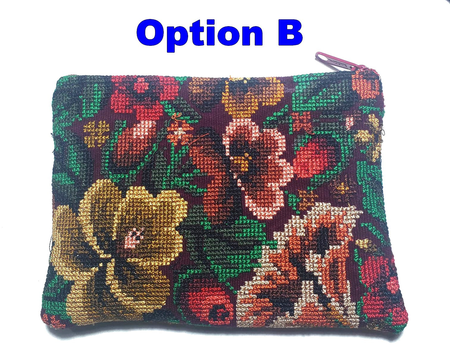 Guatemalan Upcycled Huipil Double Sided Coin Purse - Mayan Fair Trade