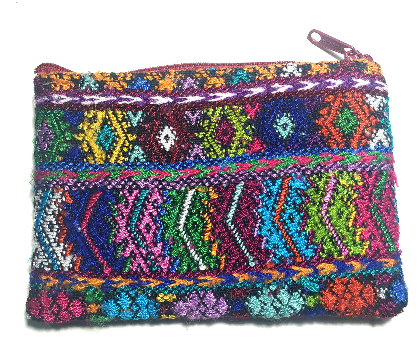 Guatemalan Upcycled Huipil Double Sided Coin Purse - Mayan Fair Trade