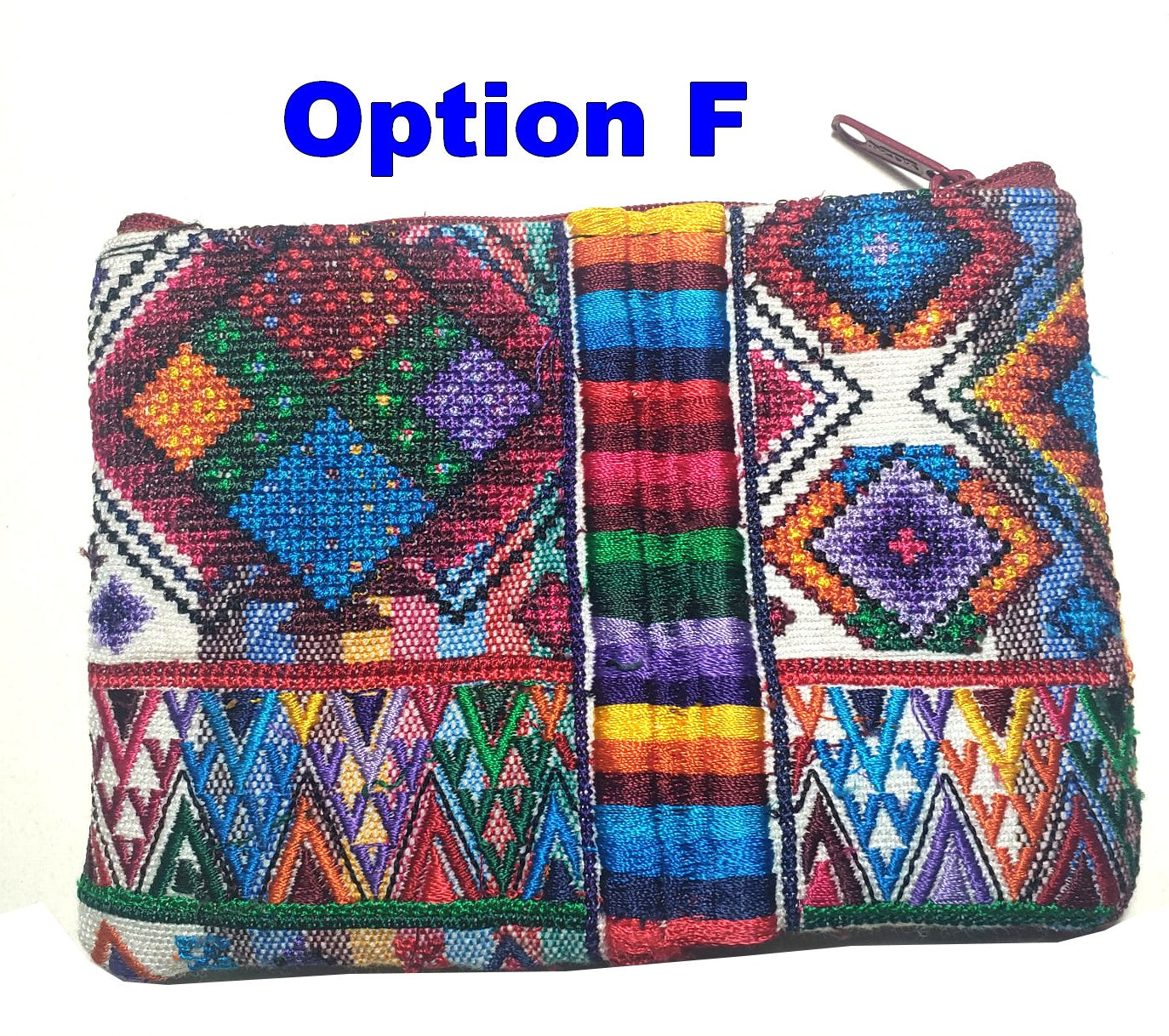 Guatemalan Upcycled Huipil Double Sided Coin Purse - Mayan Fair Trade
