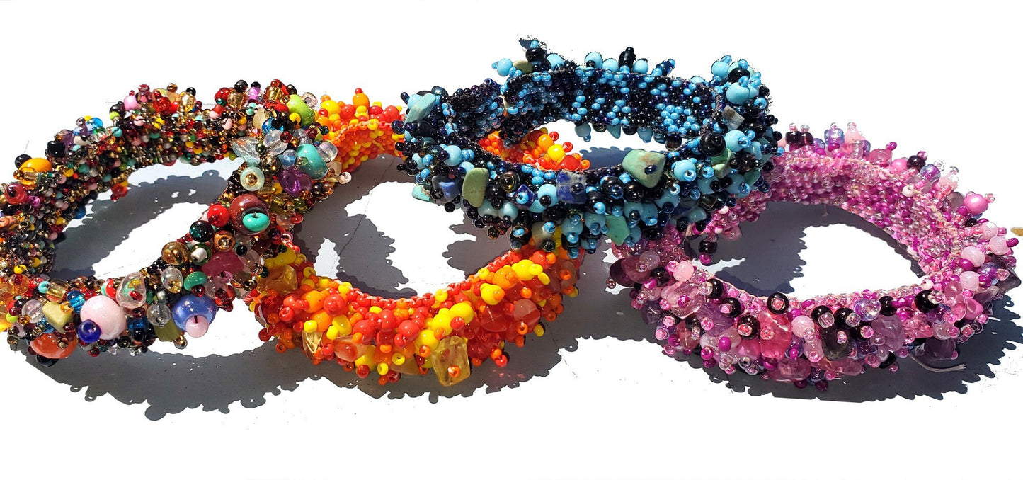Magnetic Seed Bead Bracelets - Mayan Fair Trade