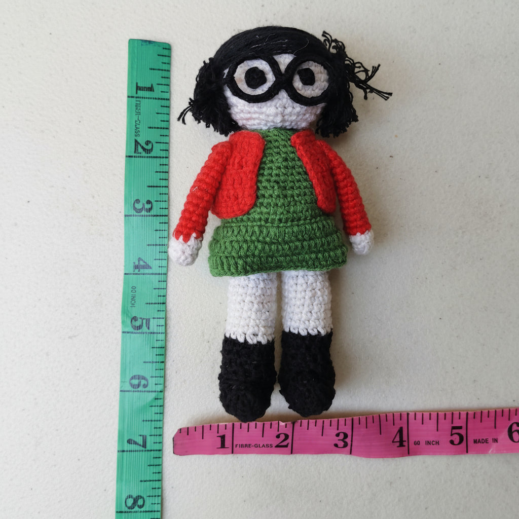 Guatemala Crocheted Cotton Hacky Sacks Set of El CHAVO and La CHILINDRINA - Mayan Fair Trade