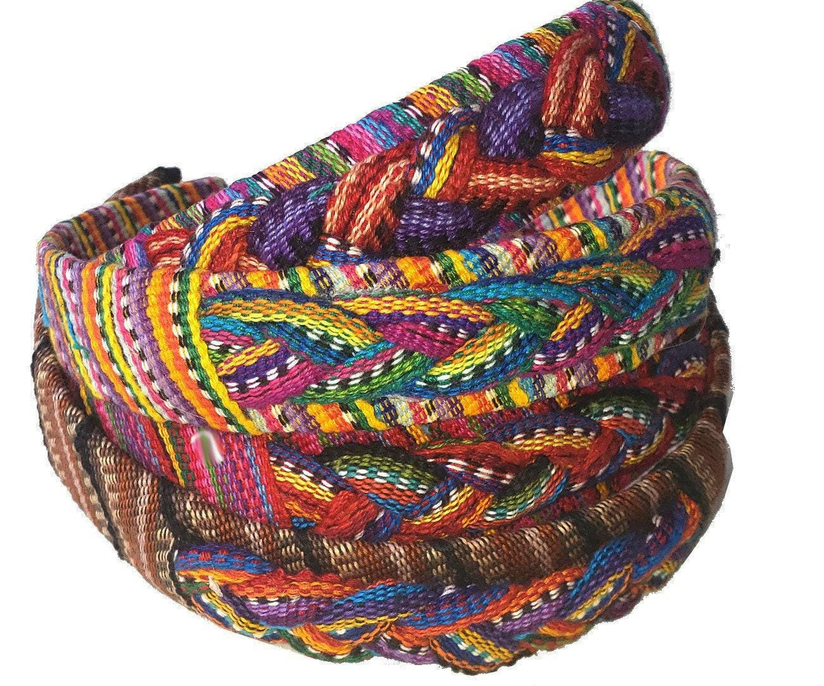 Guatemalan Comalapa Textil HAIRBAND Headband Hair HOLDER