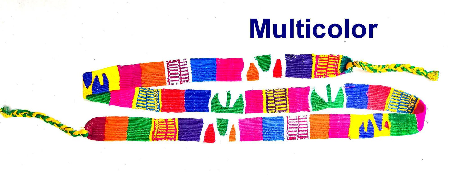 Cotton Guatemalan Faja Belt Sash Purse Strap