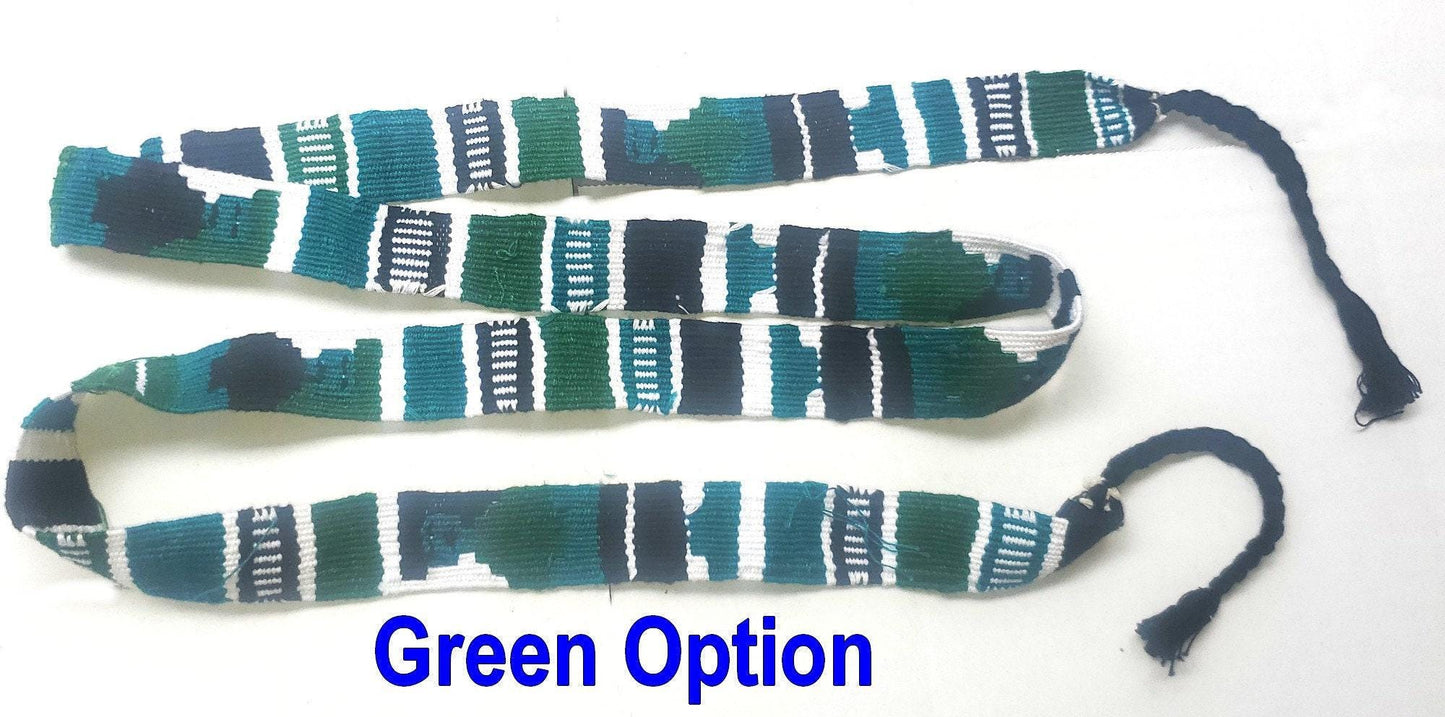 Cotton Guatemalan Faja Belt Sash Purse Strap