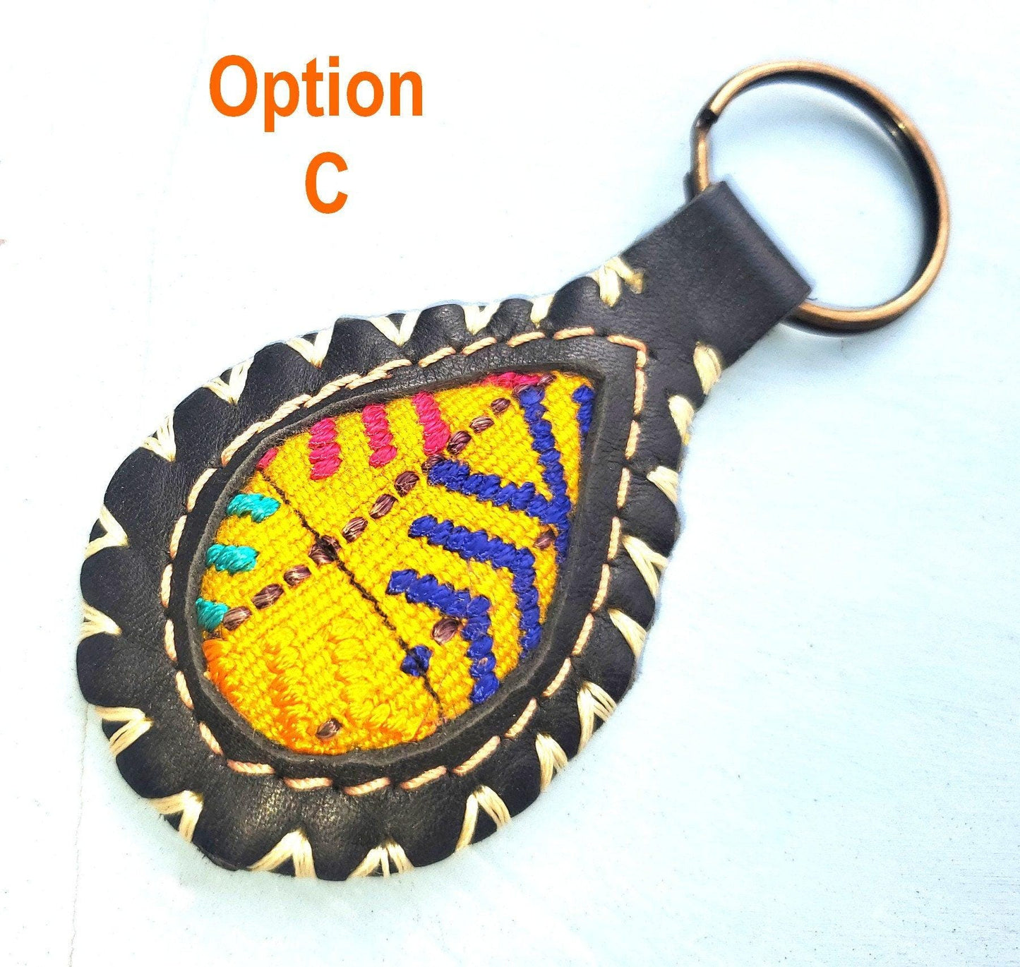 Genuine Leather/Huipil Key Chains