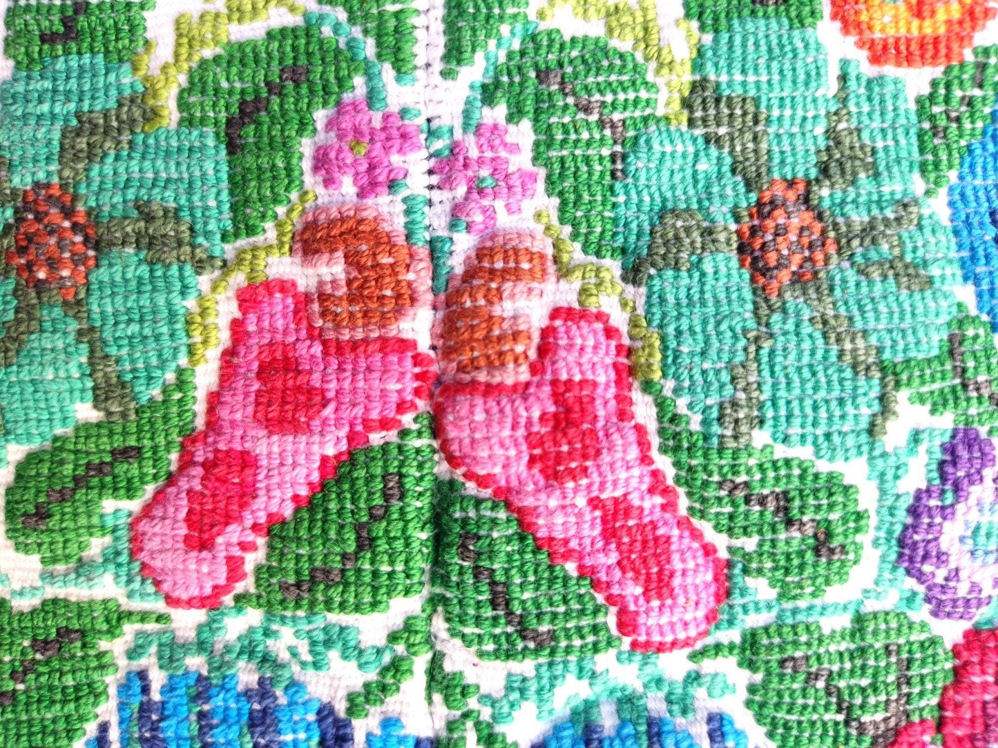 NEW! unique Guatemala handmade cotton runner -HUIPIL from San ANTONIO Aguas Calientes-