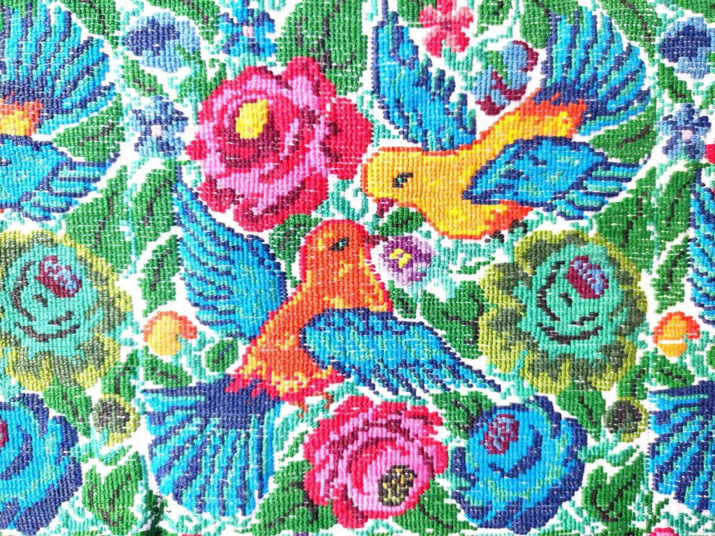 NEW! unique Guatemala handmade cotton runner -HUIPIL from San ANTONIO Aguas Calientes-