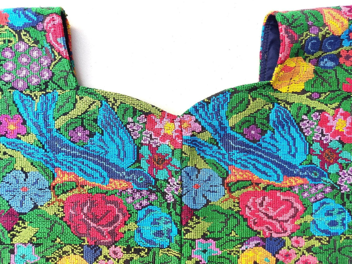 NEW! unique Guatemala handmade weaved cotton runner -Huipil from San Antonio Aguas Calientes-
