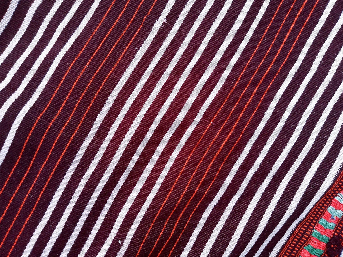 Vintage burgundy unique Guatemala handmade weaved -Colotenango huipil