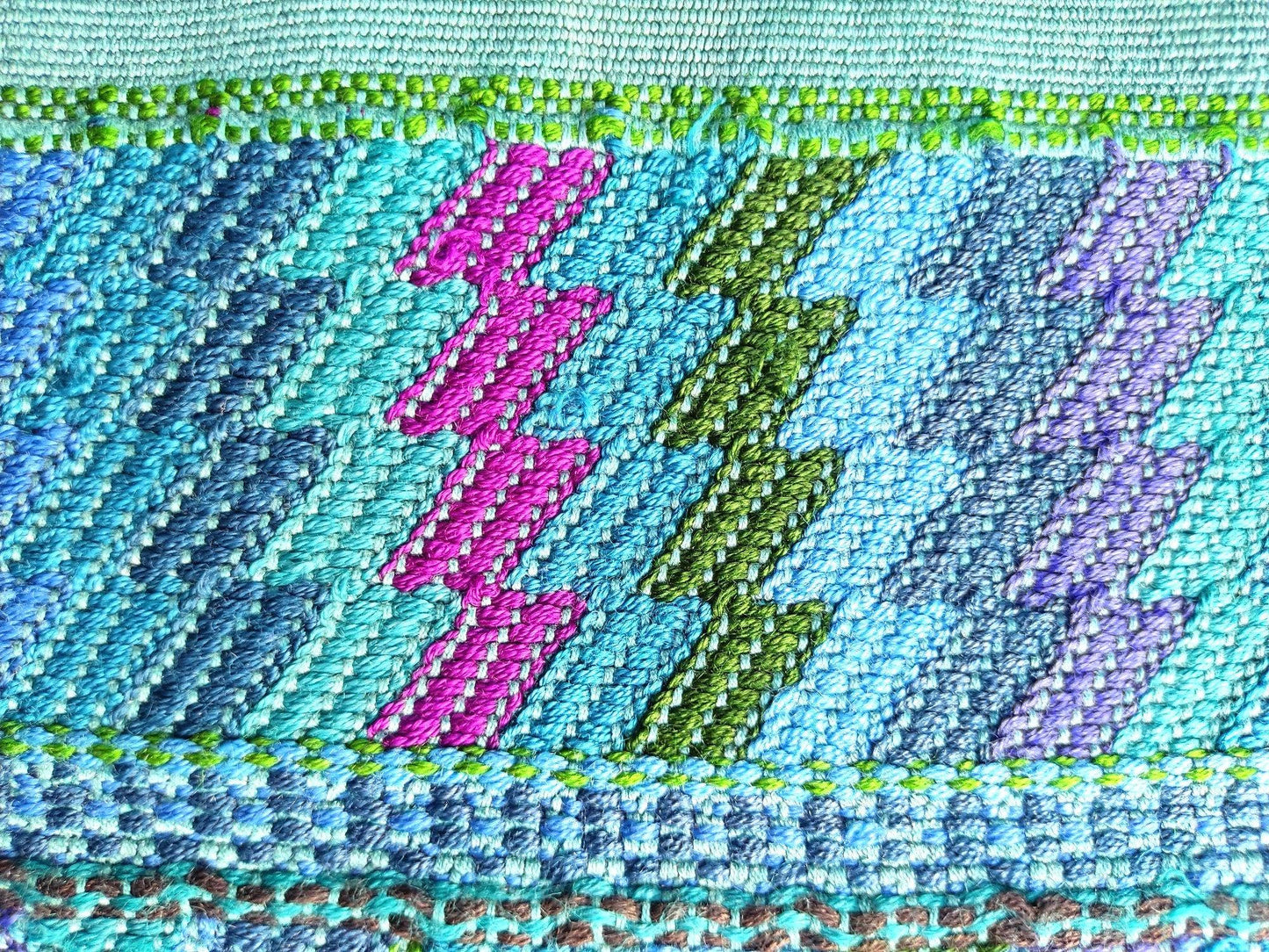 Vintage San Antonio Palopo Huipil Embroidery Geometric Pattern Cotton TAPESTRY And BLOUSE - Home Wall Decor Floral Wall Hanging Blouse