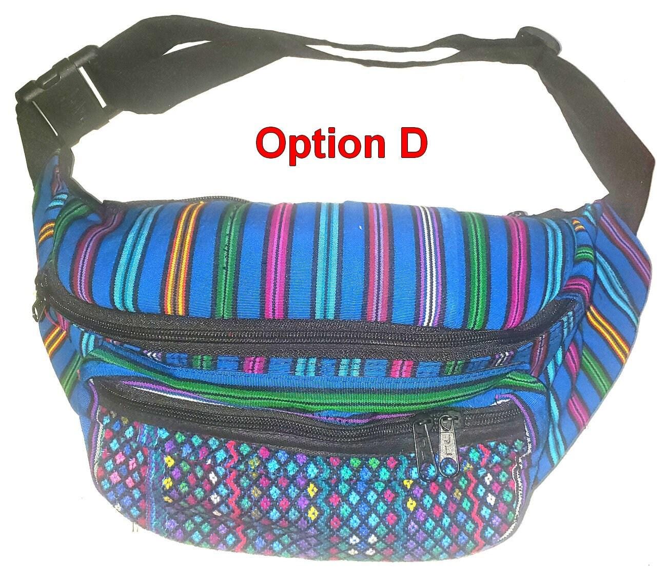 Guatemalan large weaved multipocket fanny pack