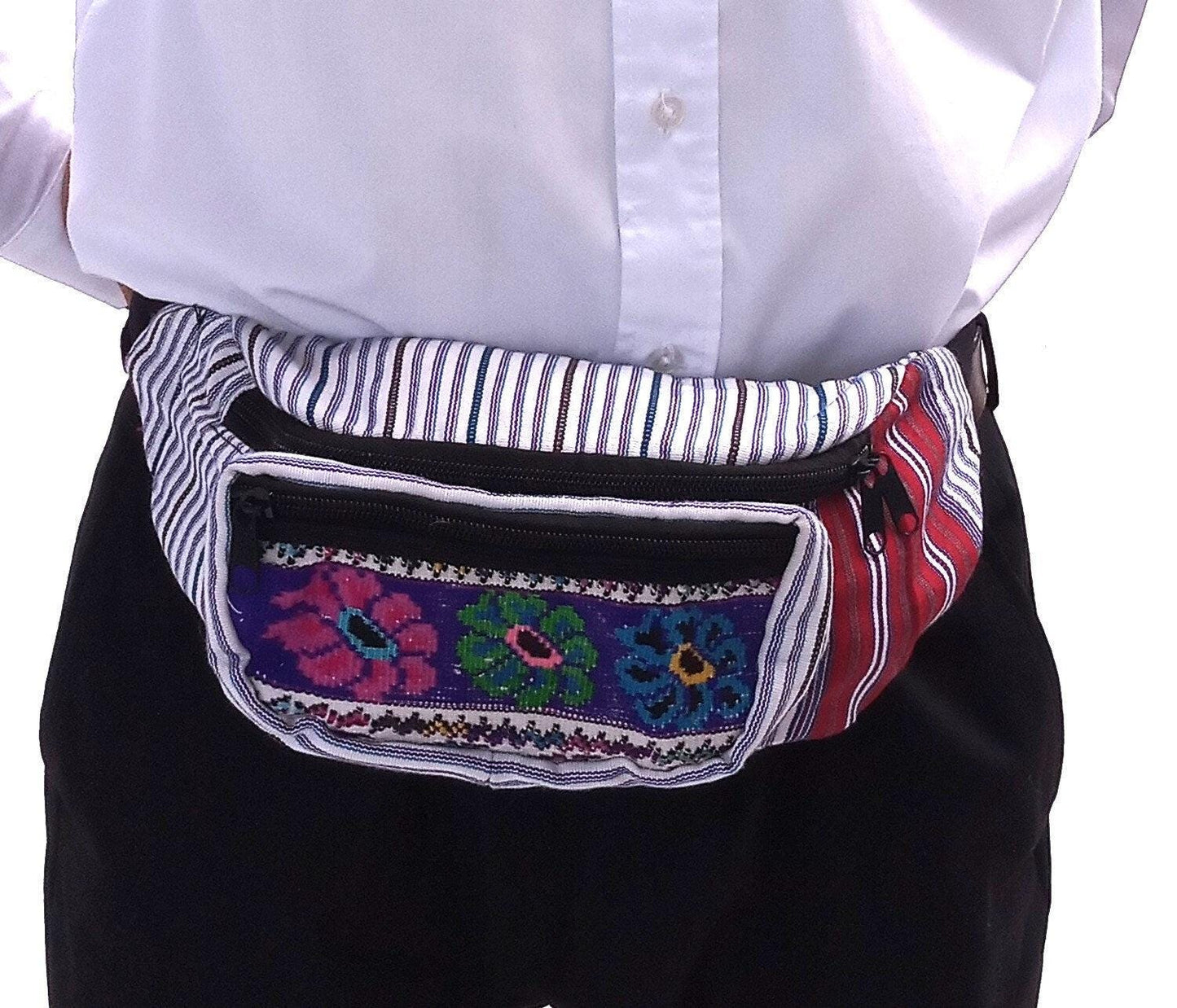 Guatemalan Weaved Multipocket Fanny Pack