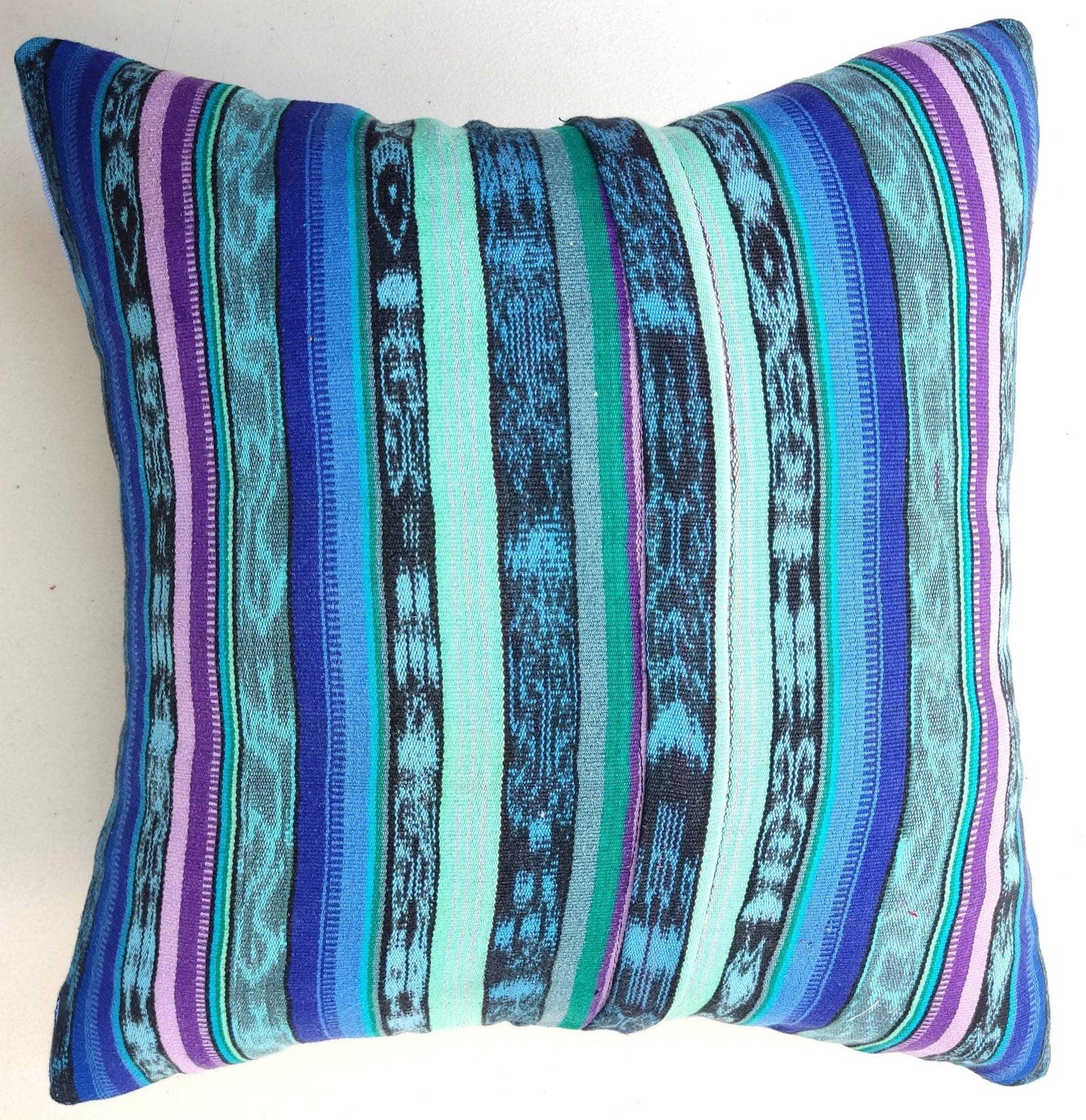 Guatemalan hand-embroidery - SANTIAGO ATITLAN - pillow cushion COVER 14x14