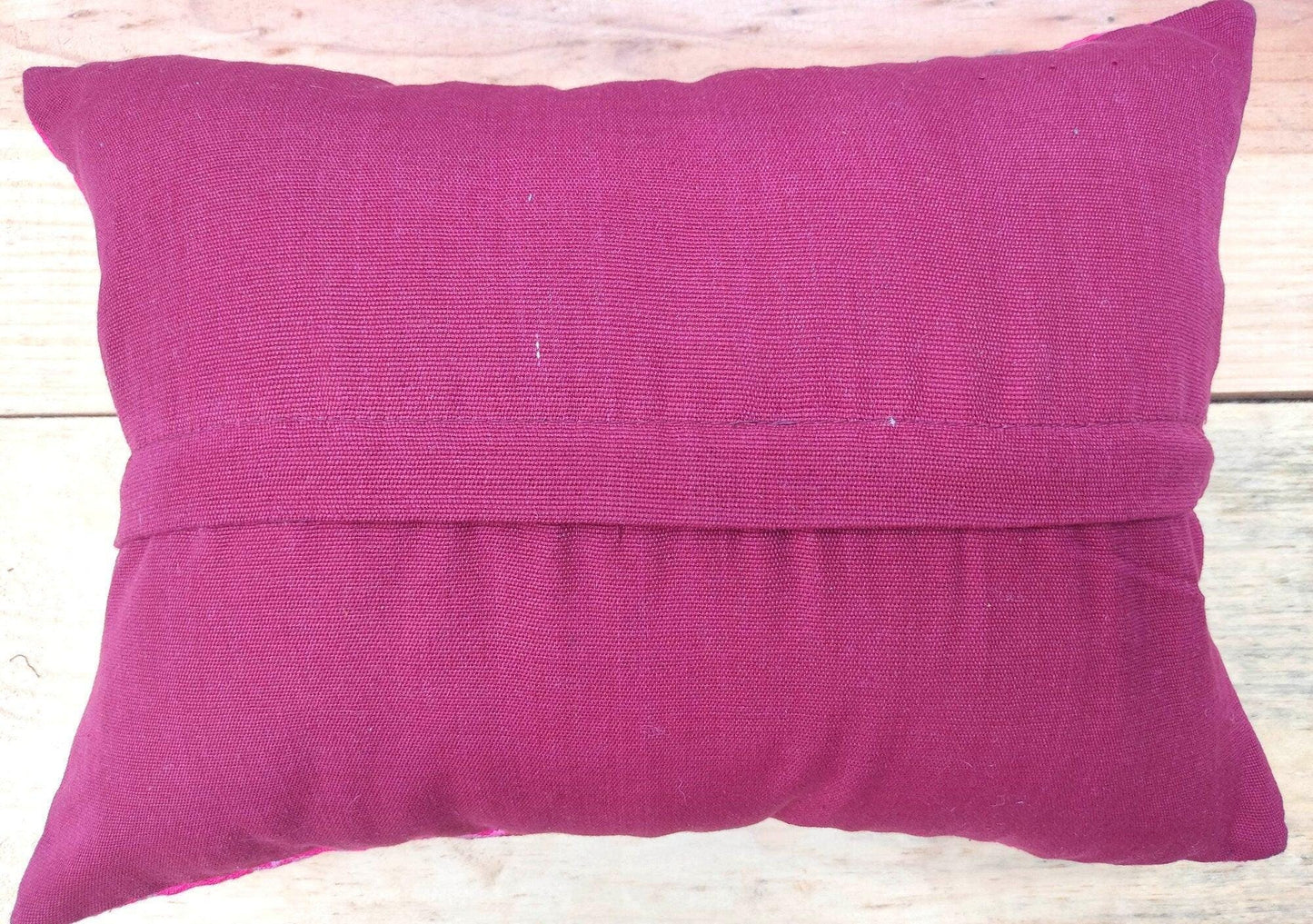 Guatemalan Upcycled Pillow Cover / Ethnic TACTIC COBAN Cushion Case / 12x16 inches