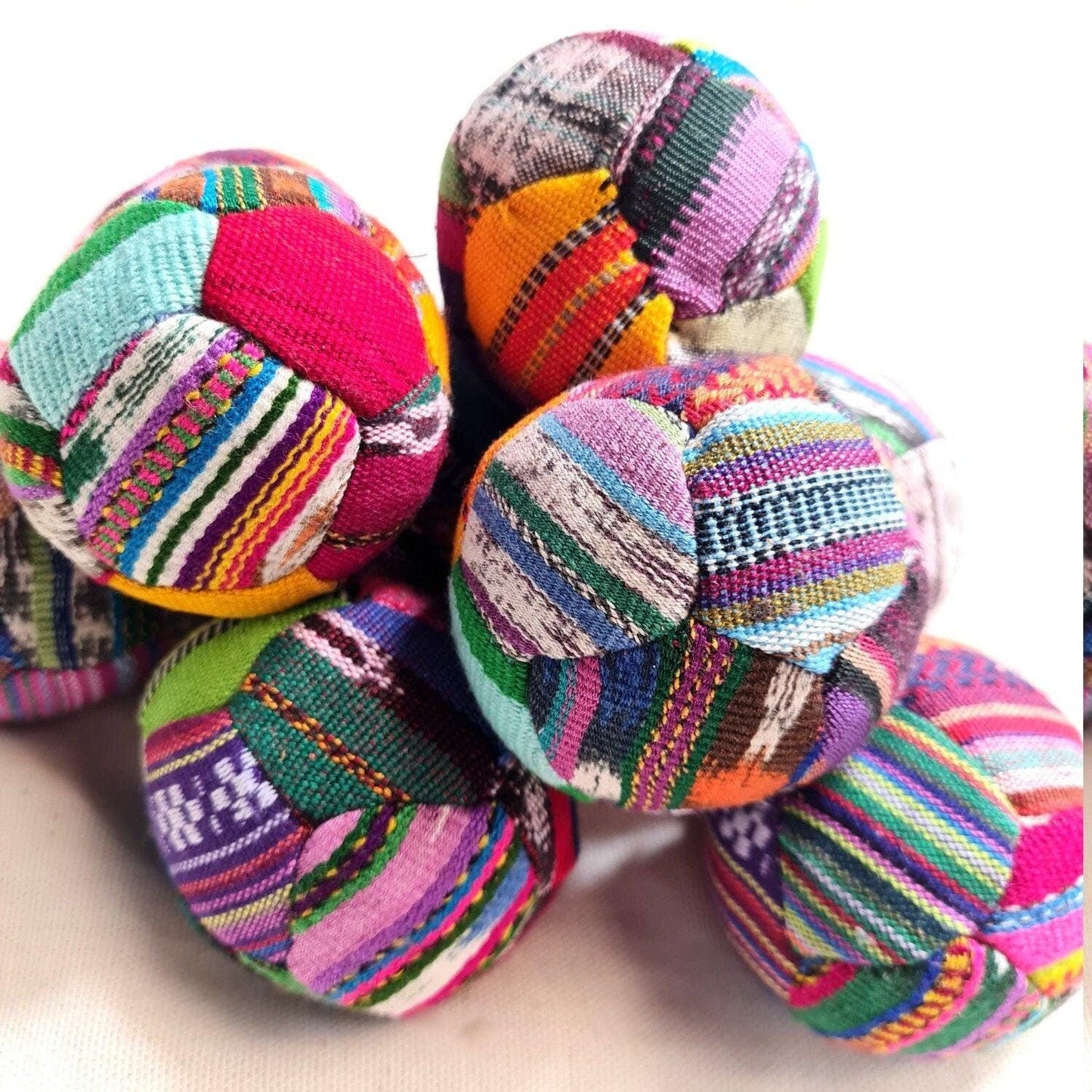 Guatemala Stress Relief Spot Cotton Hacky SACKS JUGGLING BALLS Available In Multiple Options