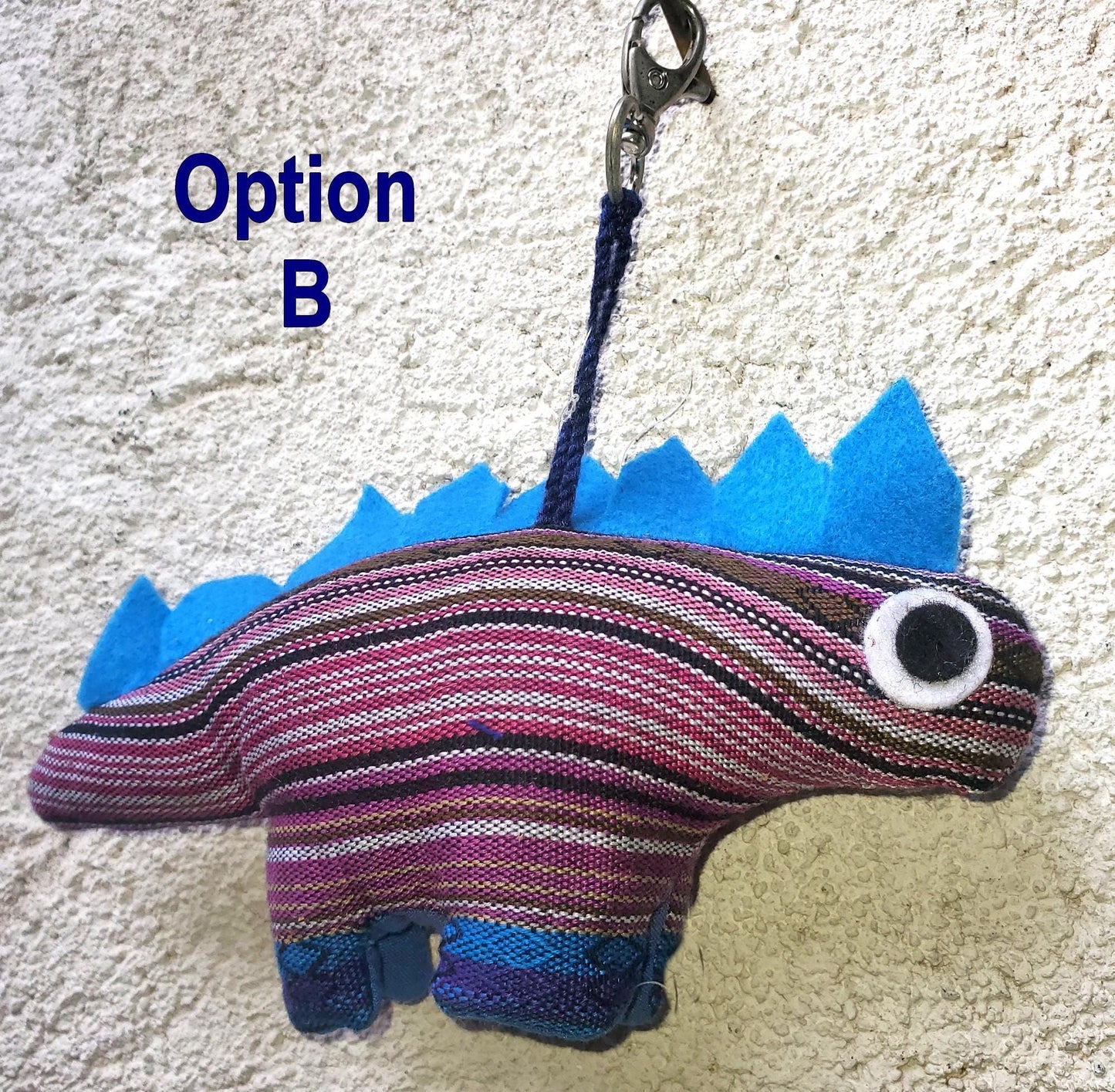 Guatemalan Stuffed Toy DINOSAUR Ornament Hanging