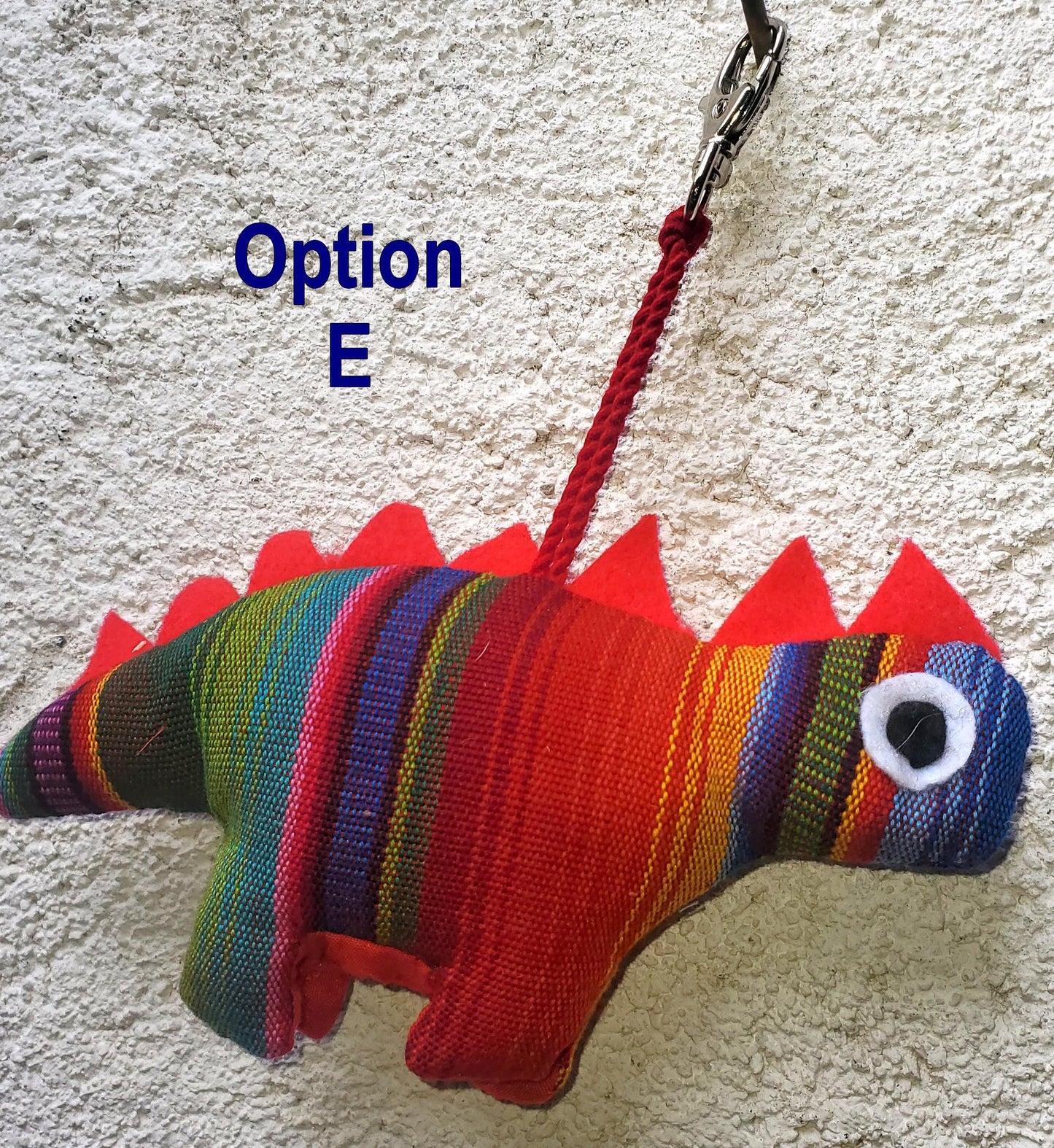 Guatemalan Stuffed Toy DINOSAUR Ornament Hanging