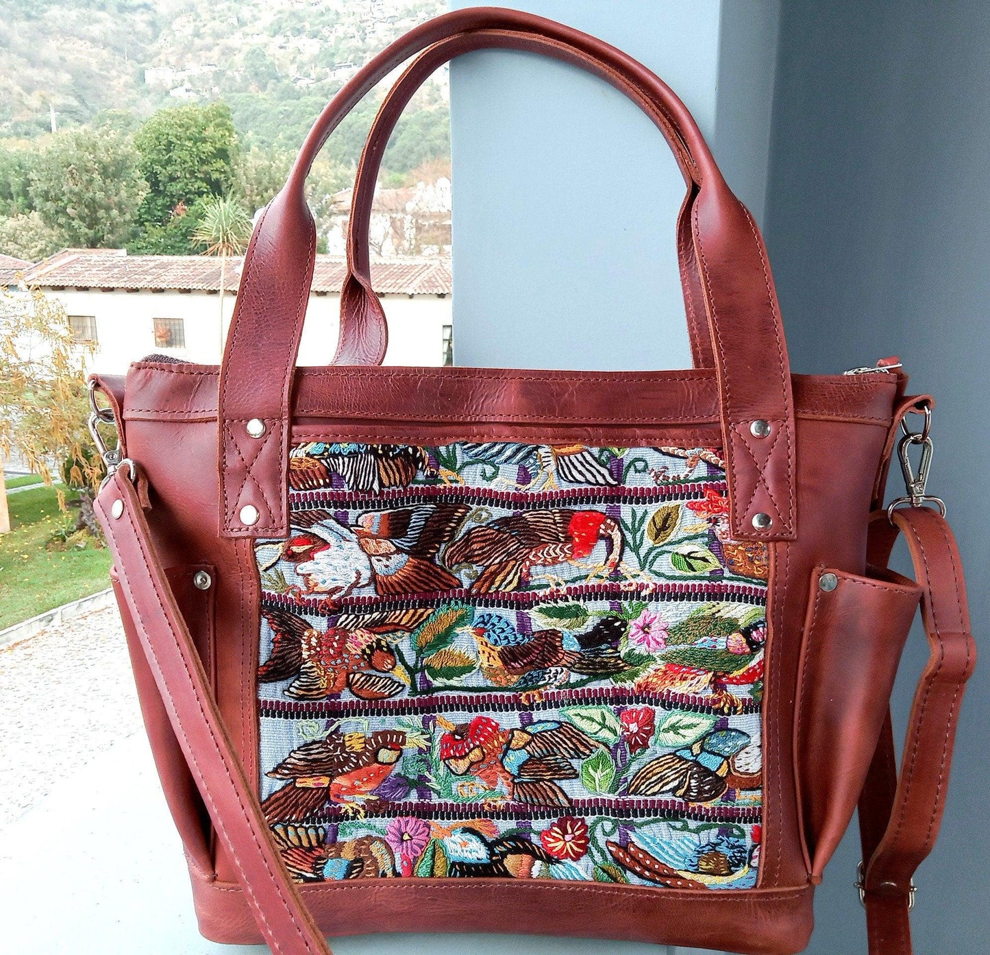 Caramel Brown Bag, Convertible Backpack, Cross Body Bag,