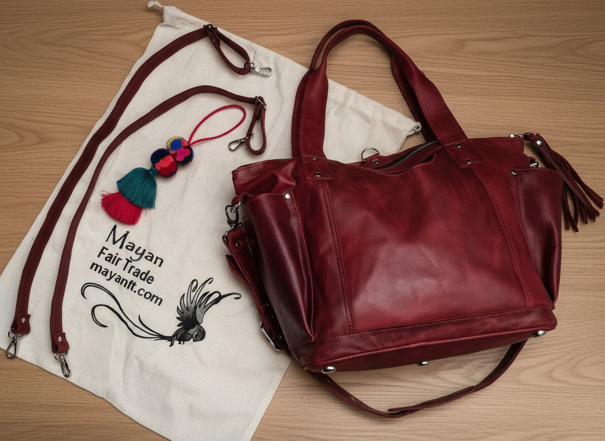 Small Intermedia Medium Convertible backpack crossbody day bag diaper genuine marbled wine color
