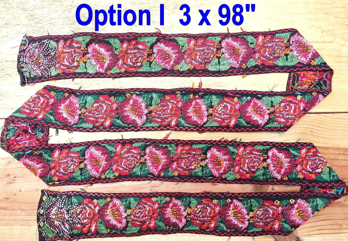 Vintage unique Guatemala handmade weaved cotton tocoyal