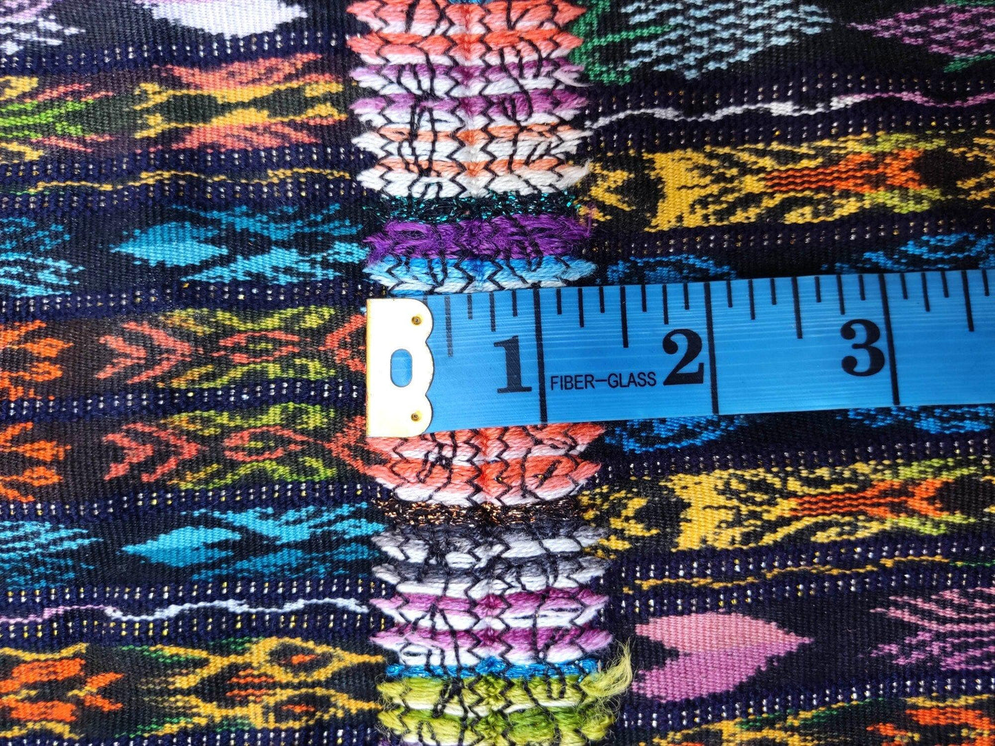 New unique Guatemala Handmade Weaved WOOL multicolor SOLOLA Corte -Fabric per yard-