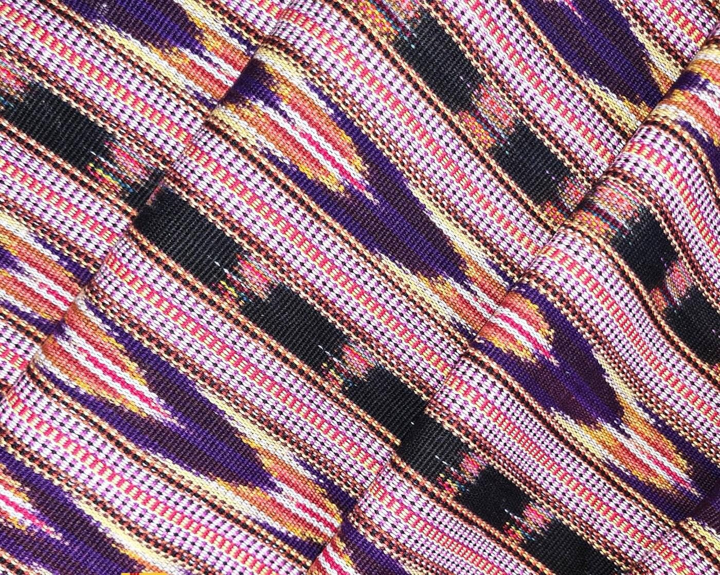 GUATEMALAN Handwoven Ethnic TEXTILE Vintage FABRIC Per Yard - Unique Hand weaved Textile Fabric For Multiple Purposes