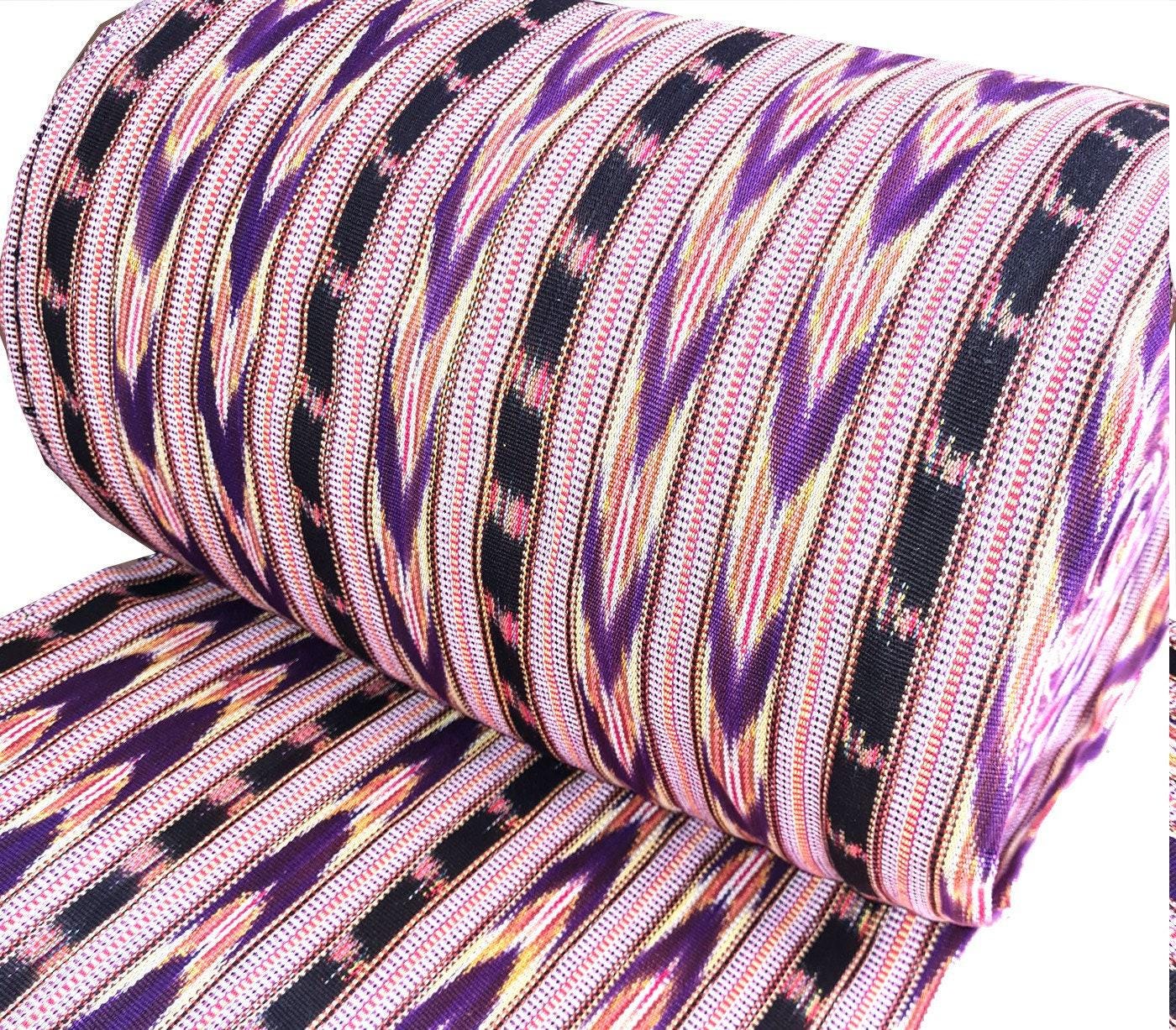 GUATEMALAN Handwoven Ethnic TEXTILE Vintage FABRIC Per Yard - Unique Hand weaved Textile Fabric For Multiple Purposes