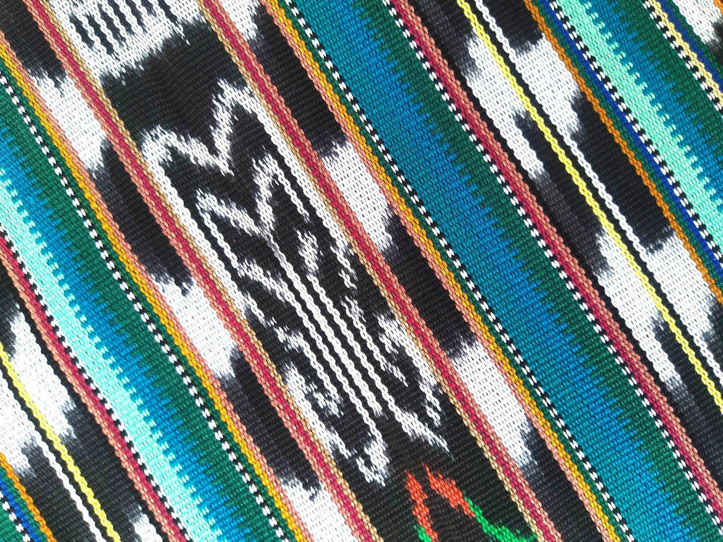 GUATEMALAN Handwoven Ethnic TEXTILE Vintage FABRIC Per Yard - Unique Hand weaved Textile Fabric For Multiple Purposes