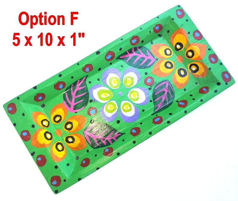 Hand-Painted Pinewood Tray made in Guatemala - Mayan Fair Trade