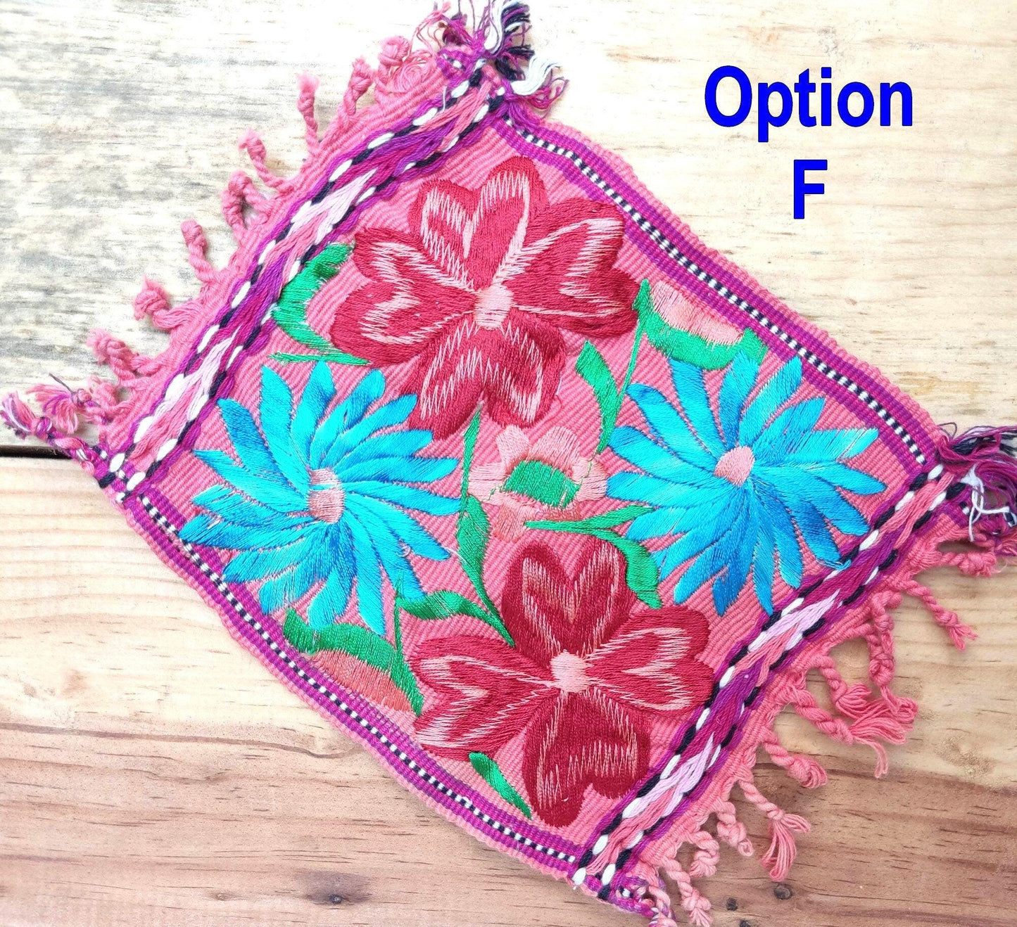20x20 Cm COTTON Textile GUATEMALA COASTER Set Available In Multiple Colors - Pretty Ornament Square Coaster