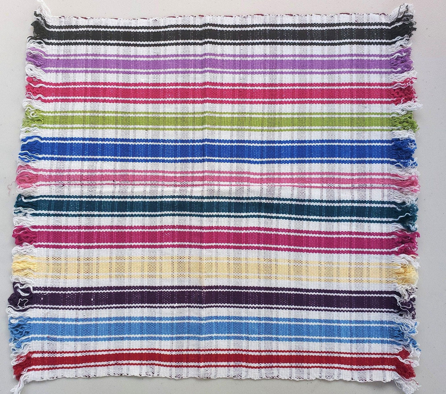 Guatemala Handwoven textile tortilla wraps, bread cloth, placemat, cloth napkins