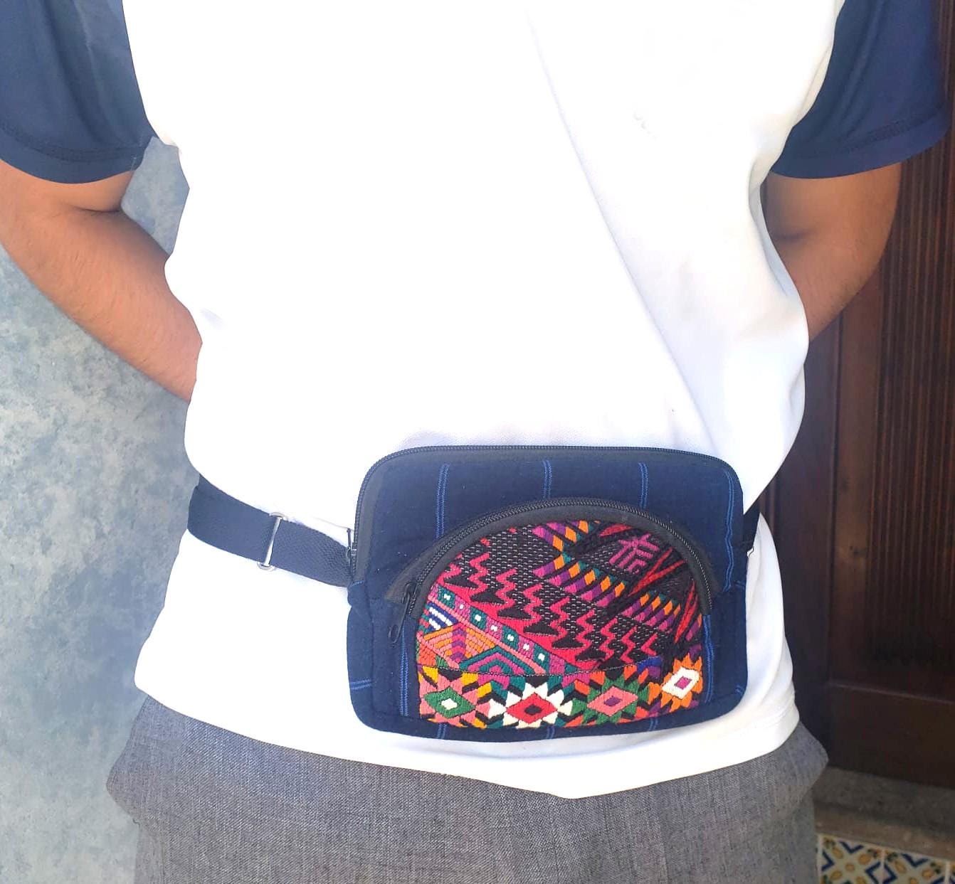 Guatemalan Weaved CHICHICASTENANGO Multipocket Fanny Pack