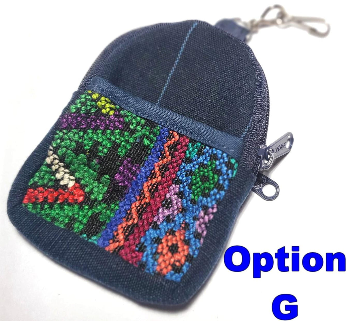 Guatemala MINI HUIPIL Cotton Backpack Purse with clip