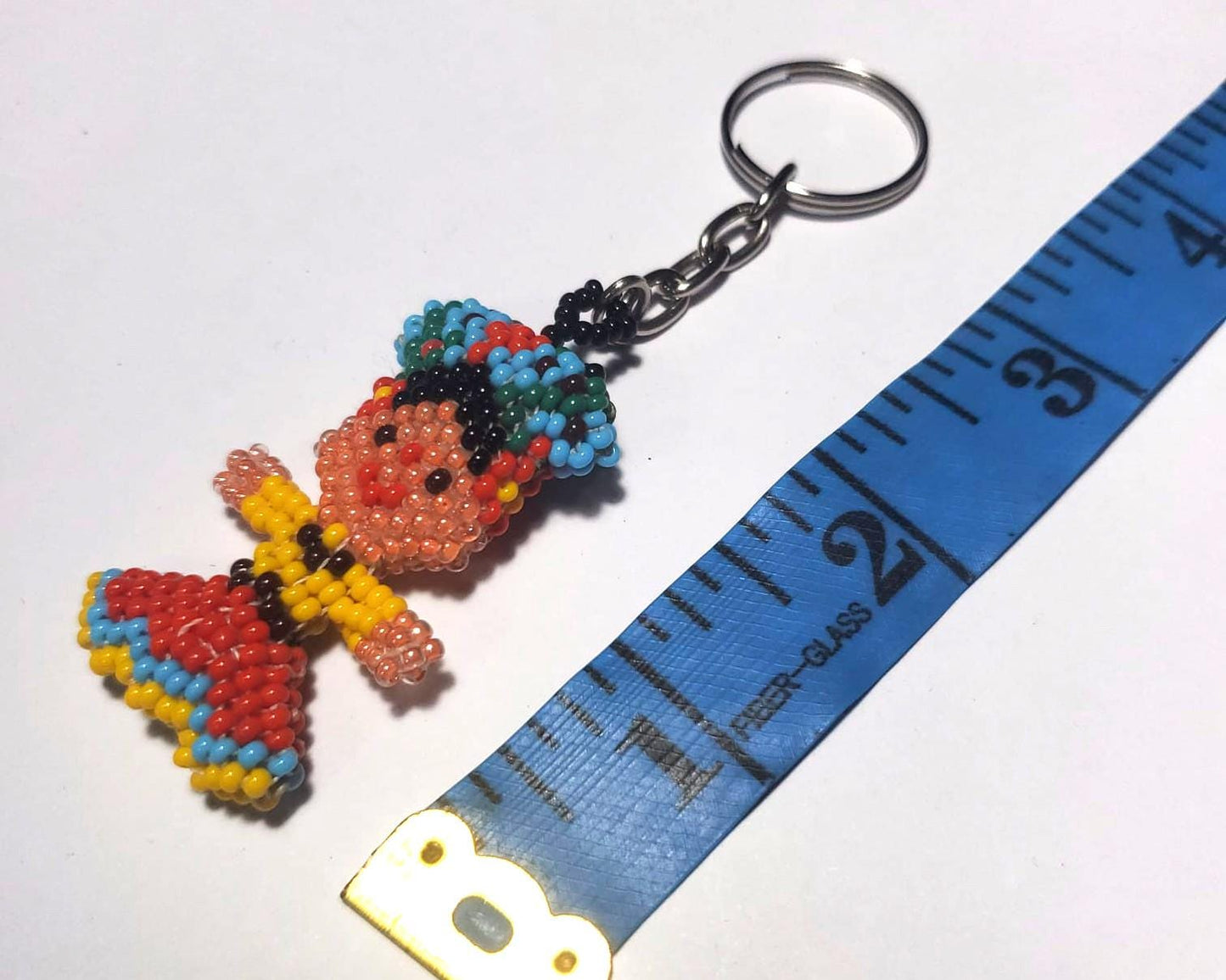 Beaded FRIDA Hanging ORNAMENT Gift For The Friends - Czech Glass Seed Beads And Nylon Thread