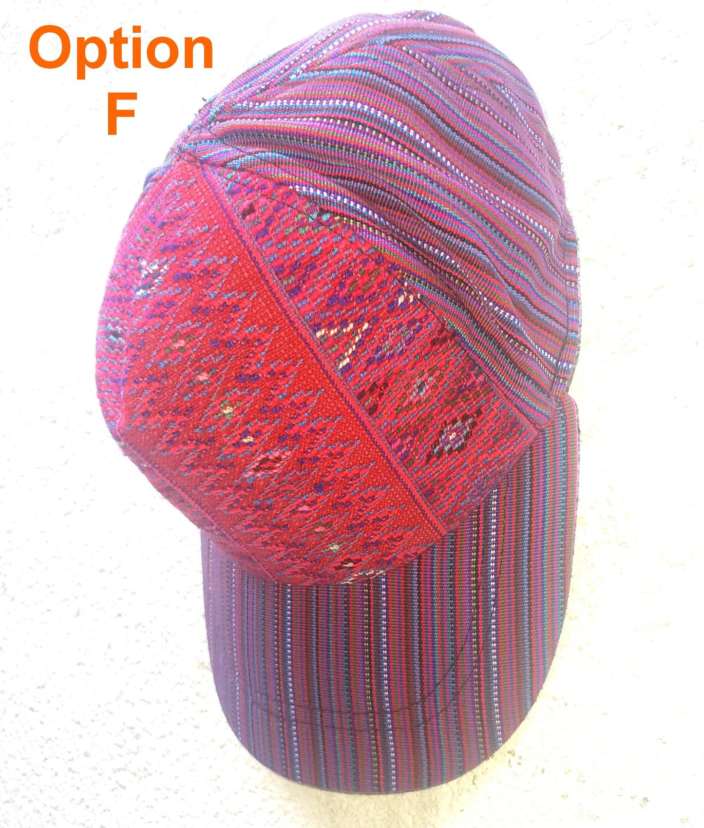 Guatemalan unisex upcycled huipil cap