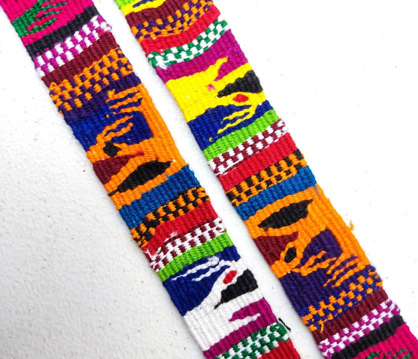 Guatemalan Faja, SASH Sold by the YARD. Hand Woven 1.25" Wide Cotton Mayan Toto Belt Textile Weave