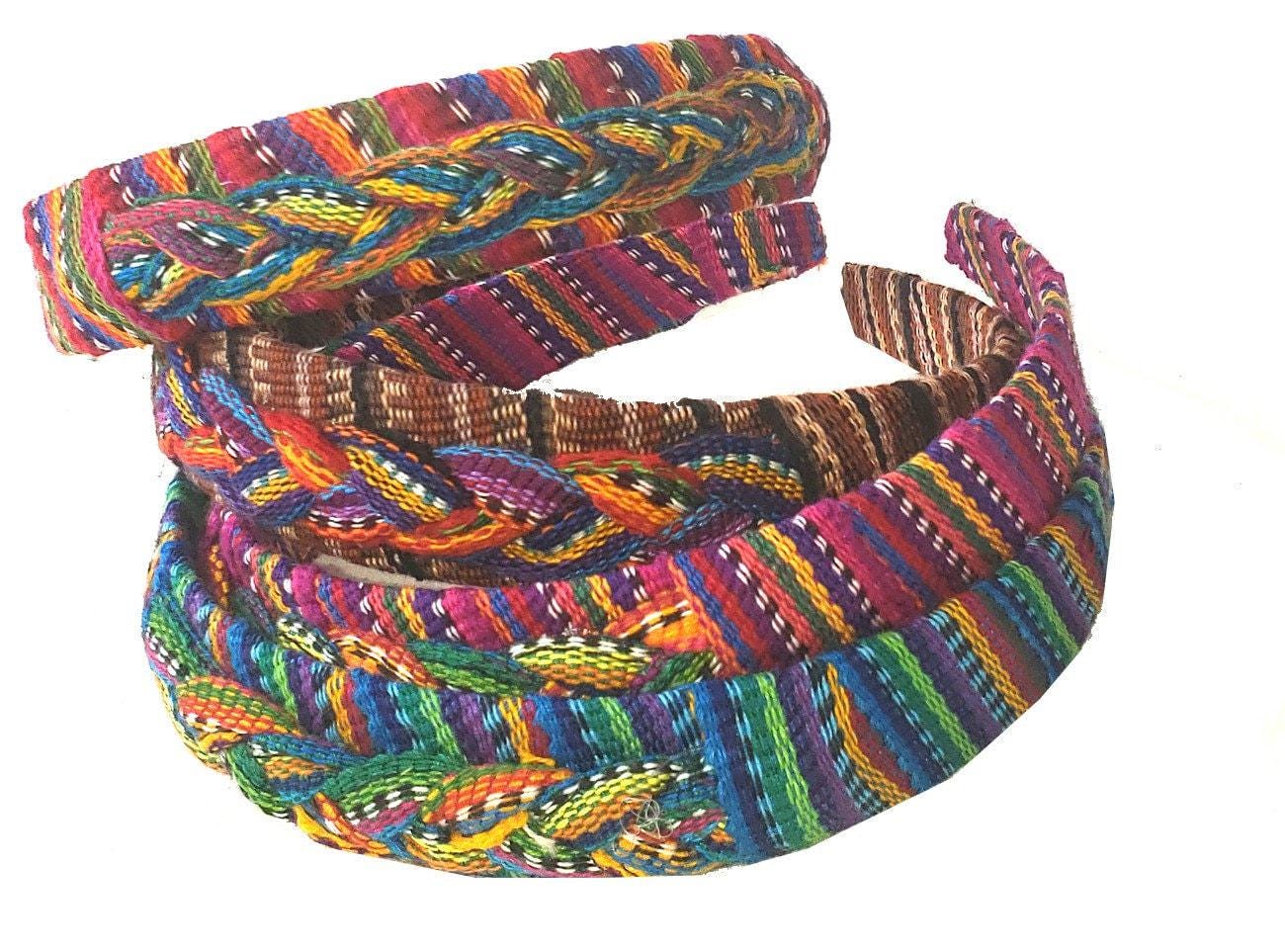 Guatemalan Comalapa Textil HAIRBAND Headband Hair HOLDER