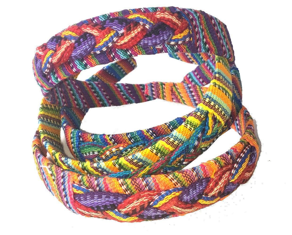 Guatemalan Comalapa Textil HAIRBAND Headband Hair HOLDER