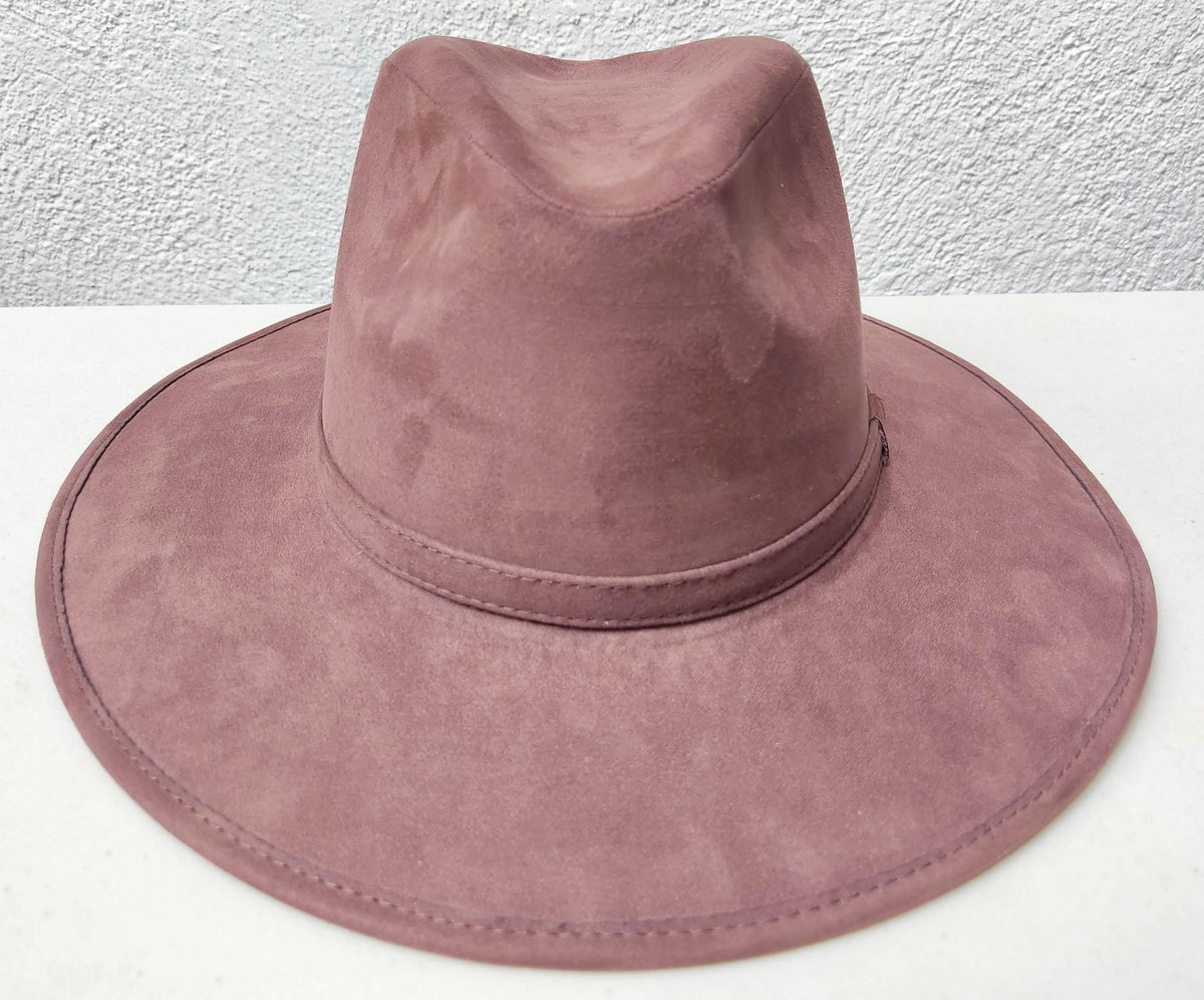 Guatemalan embroidery suede ladies hat