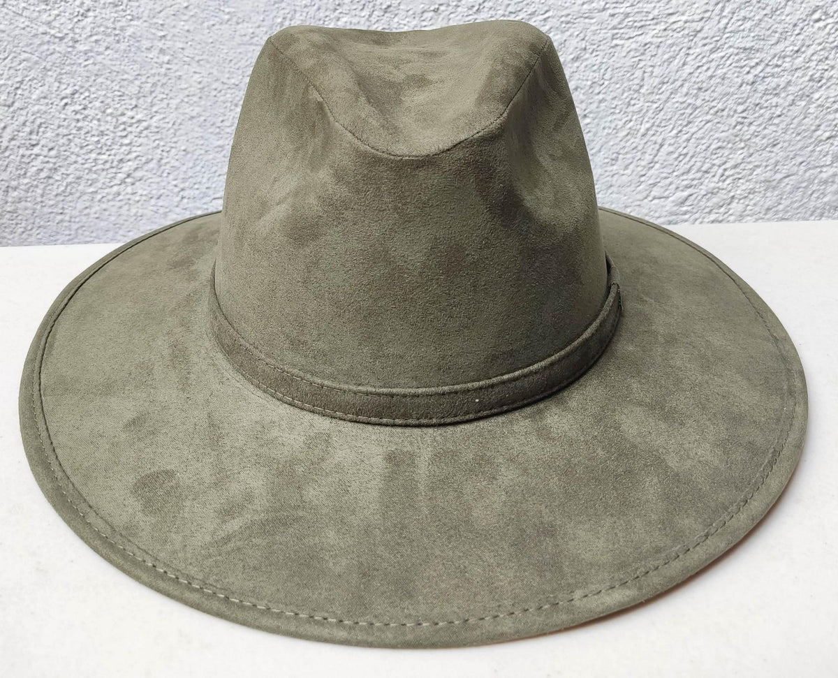 Guatemalan embroidery suede ladies hat