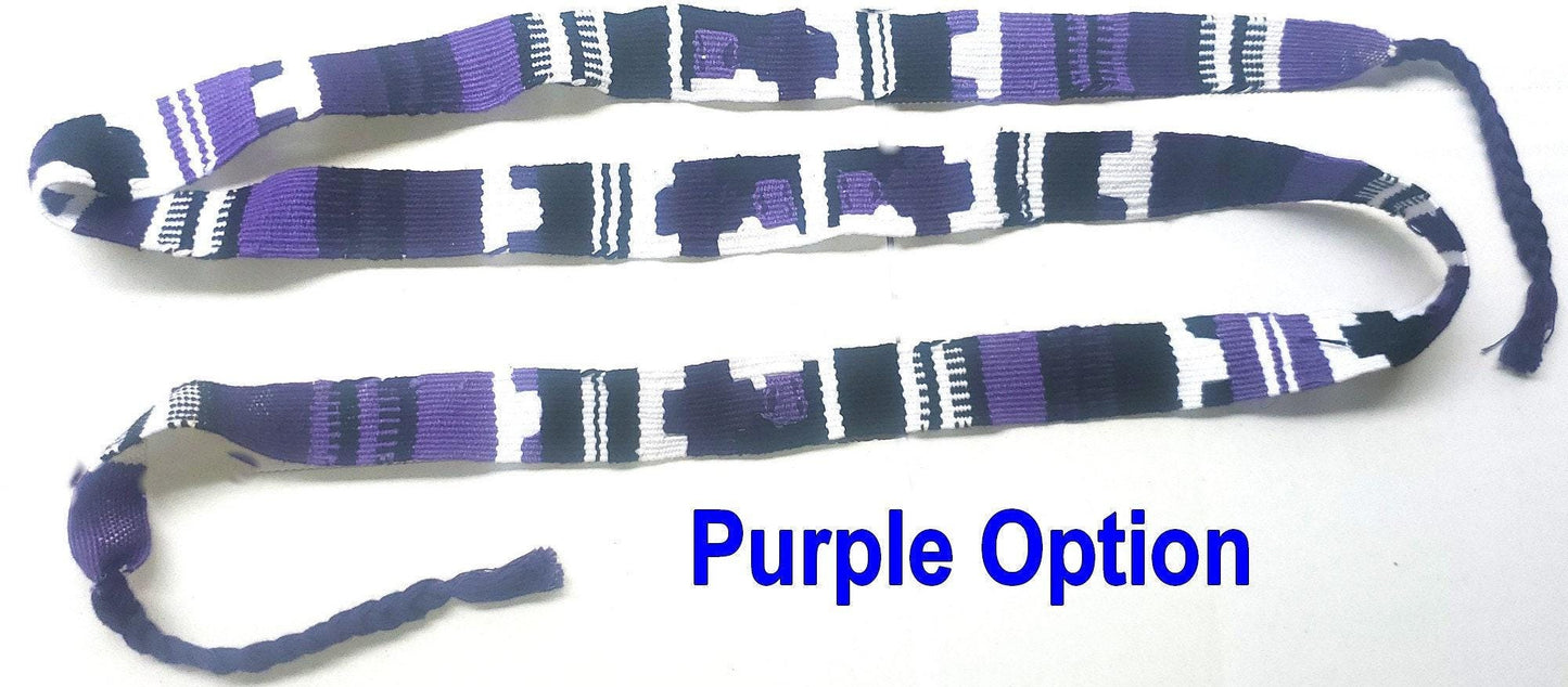 Cotton Guatemalan Faja Belt Sash Purse Strap