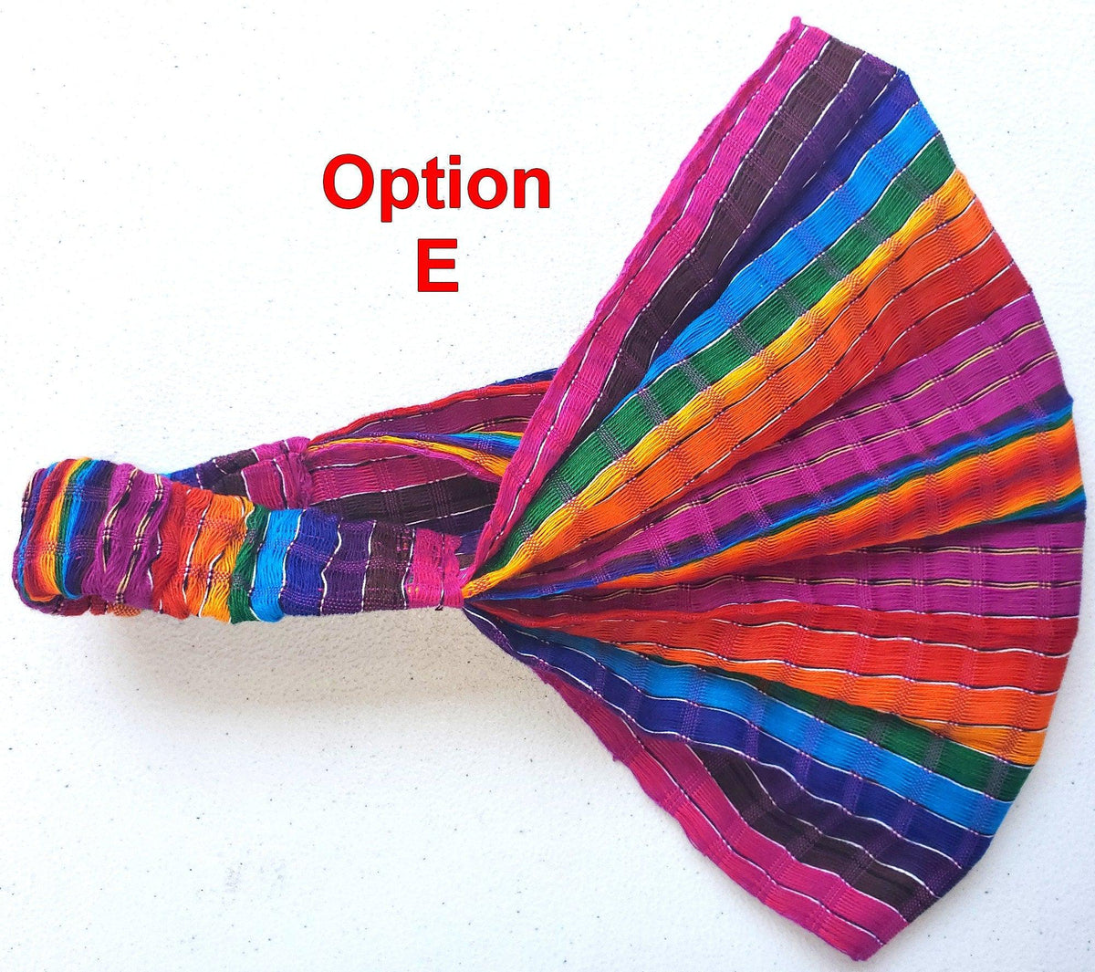 Medium Weight GUATEMALAN Cotton HEADBAND BANDANA For Women Aviable In Multiple Colors