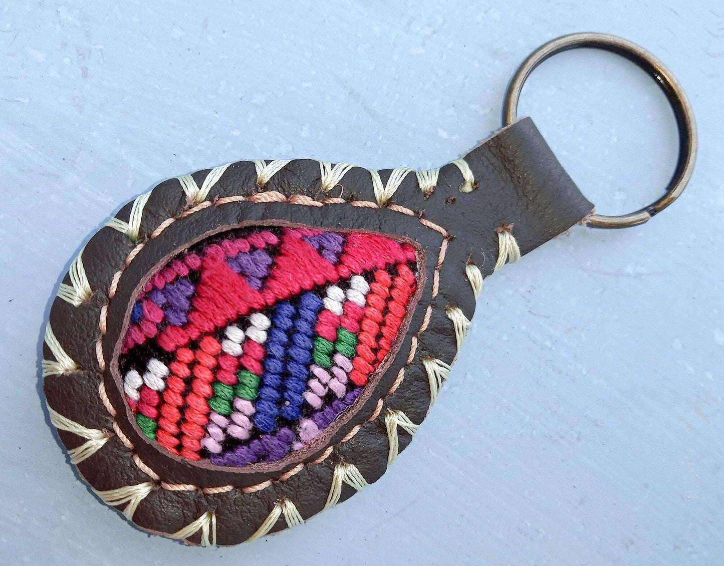 Genuine Leather/Huipil Key Chains