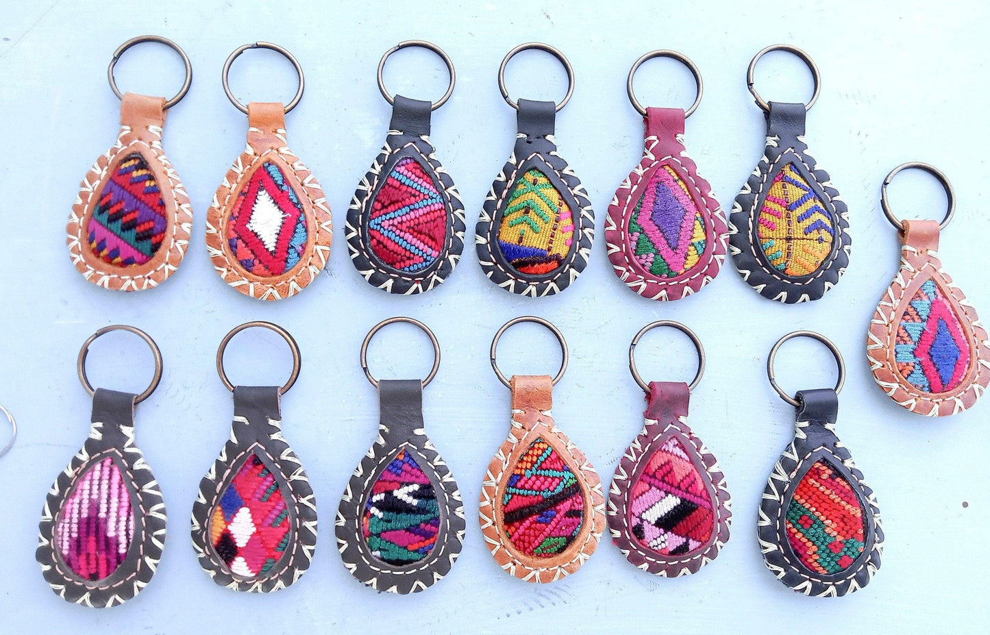 Genuine Leather/Huipil Key Chains