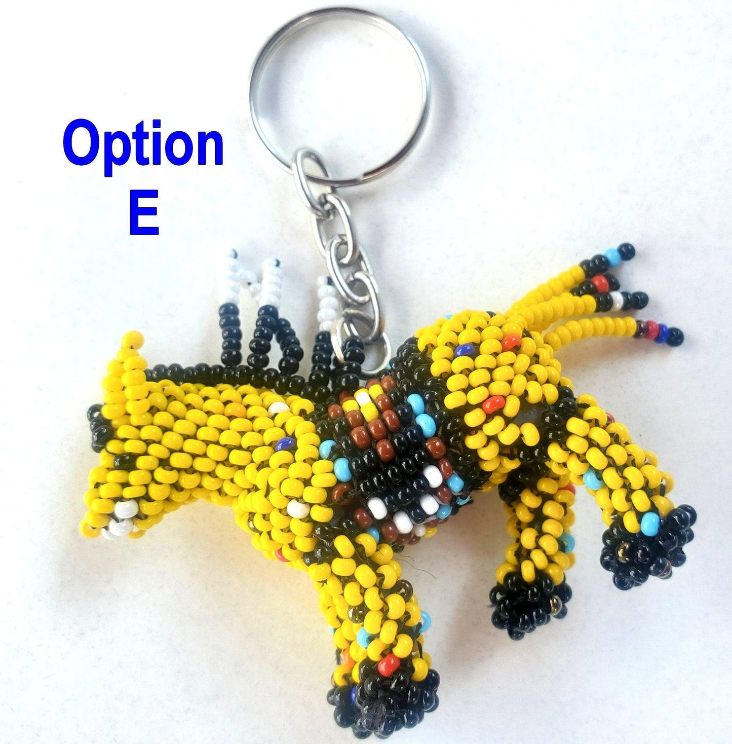 BEADED HORSE Hanging ORNAMENT Gift For animal Lovers - Czech Glass Seed Beads And Nylon Thread