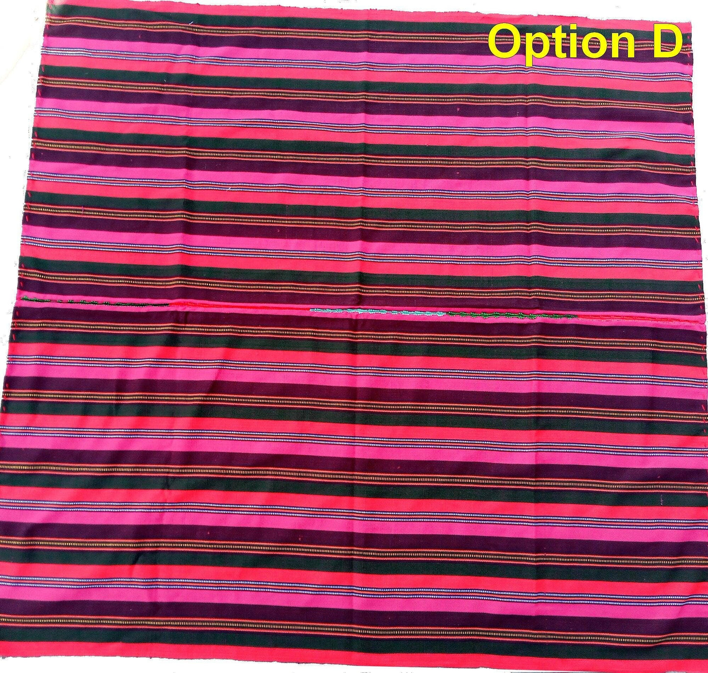 Guatemalan Handwoven Multicolor TSUTE - Tablecloth - Throw