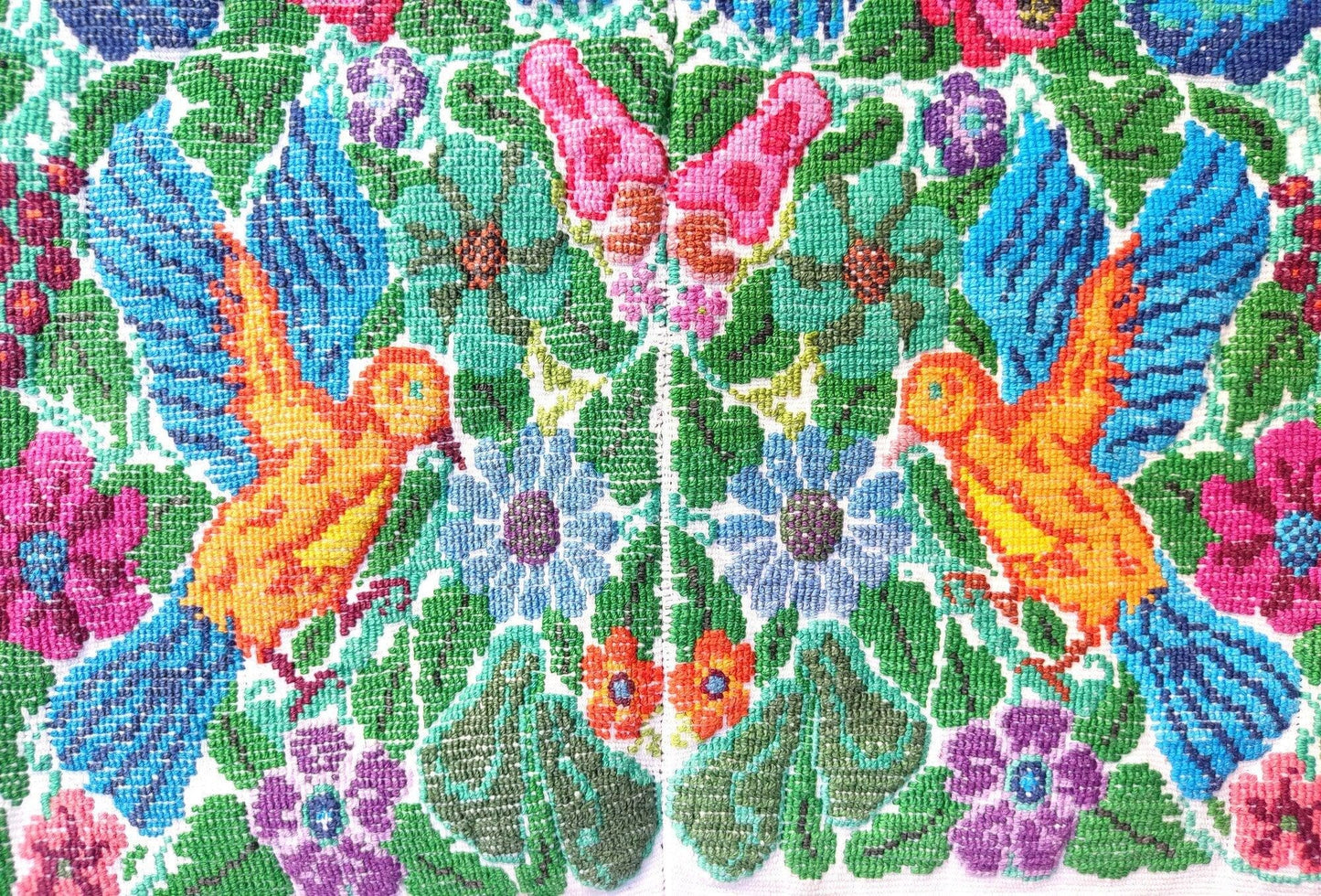 NEW! unique Guatemala handmade cotton runner -HUIPIL from San ANTONIO Aguas Calientes-