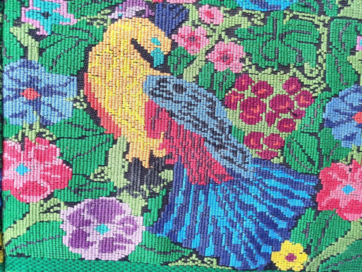 NEW! unique Guatemala handmade weaved cotton runner -Huipil from San Antonio Aguas Calientes-